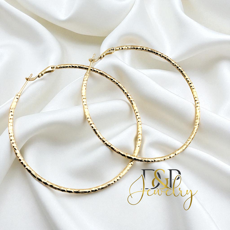 14K GOLD HOOP EARRING HP794