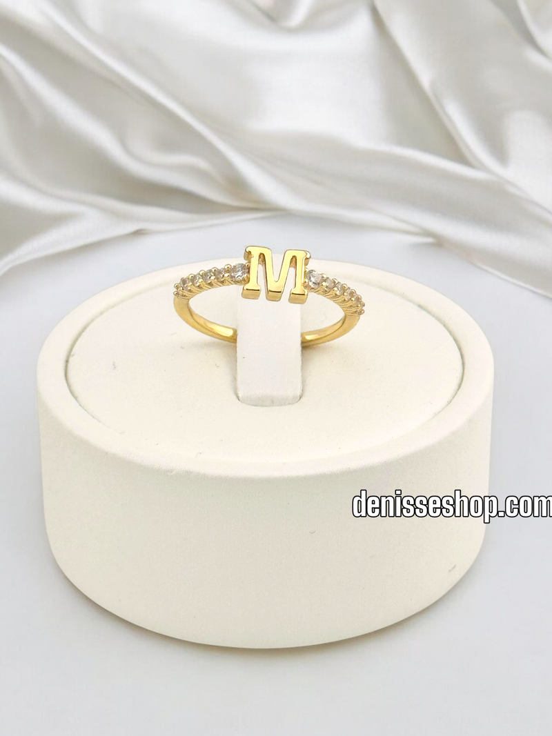 14K WOMEN  LETTER ( M ) RING RG314