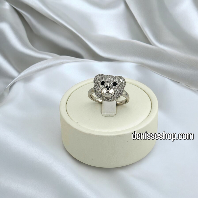 14K WOMEN/SILVER FASHION BEAR RING RG325