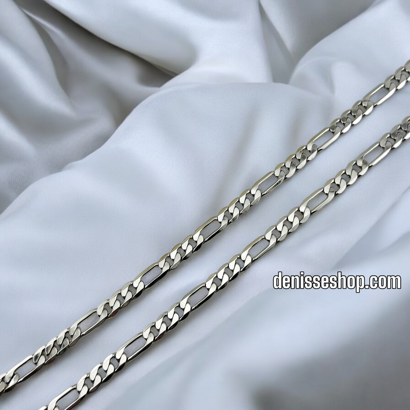 SILVER/ WOMEN/CUBAN LINK CHAIN 5MM CH040