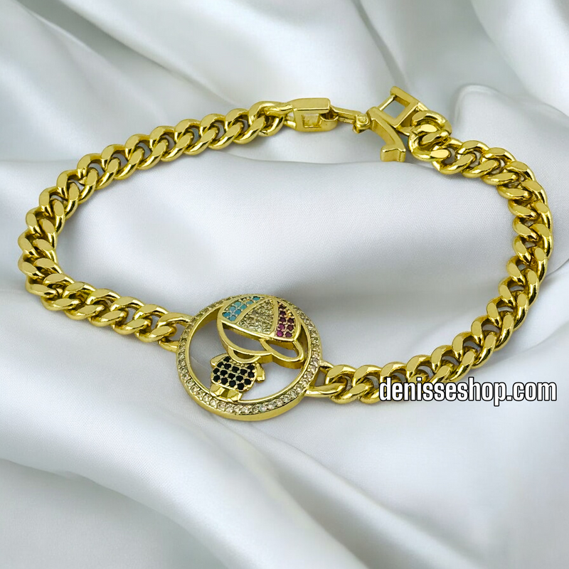 14K BOY BRACELET BR490