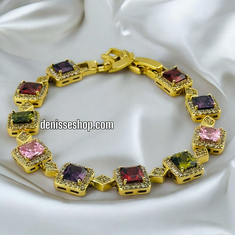 14K COLORFUL FASHION BRACELET BR463