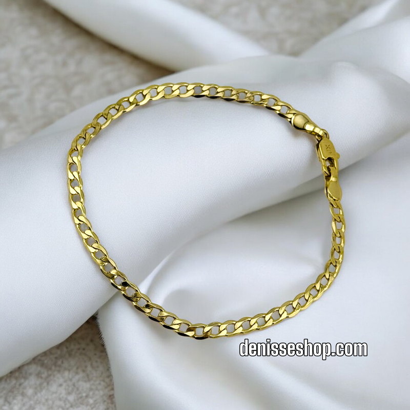 14K CUBAN BRACELET BR442