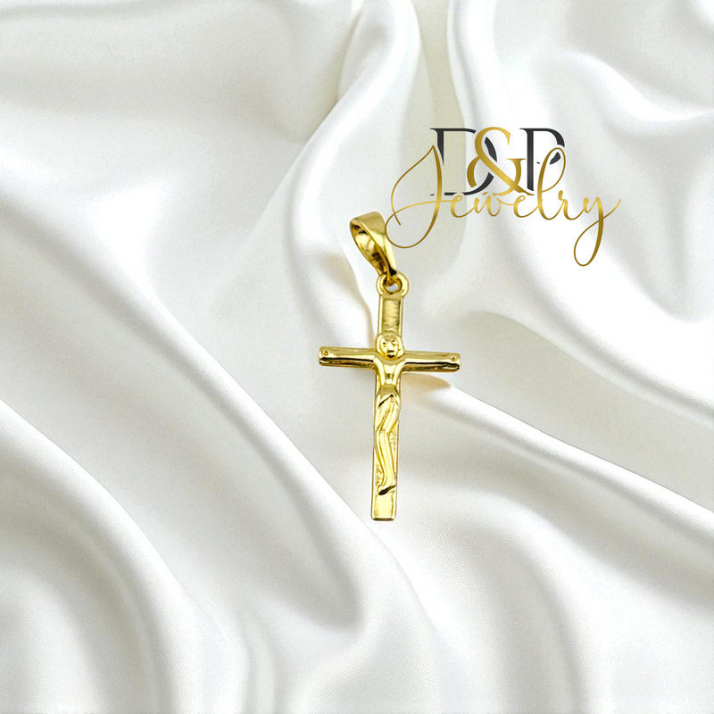 14K SMALL CRUCIFIX PENDANT P868
