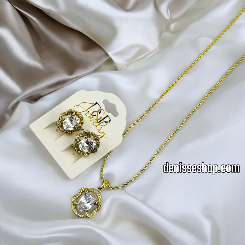 14K WOMEN ELEGANT NECKLACE SET N131