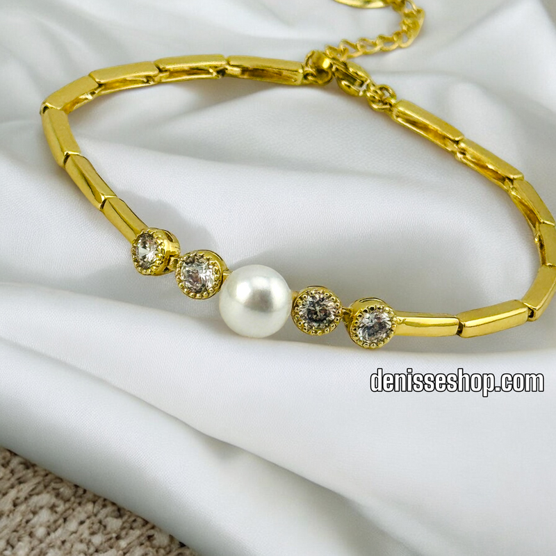 14K PEARL FASHION BRACELET BR475