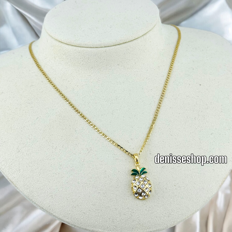 14K PINEAPPLE  PENDANT P449