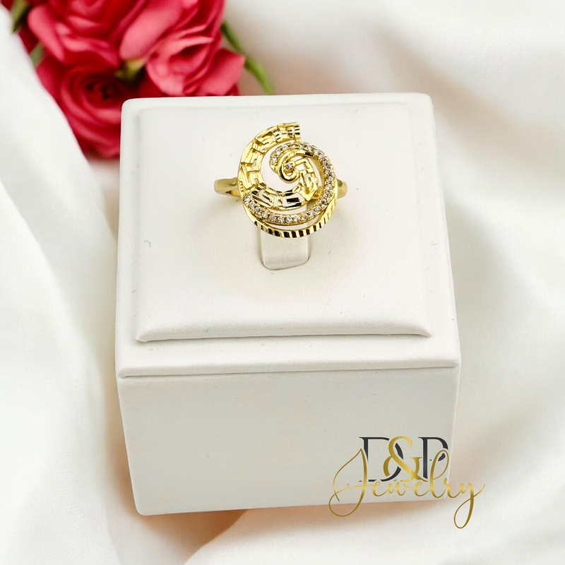 14K FASHION DESIGN RING RG366