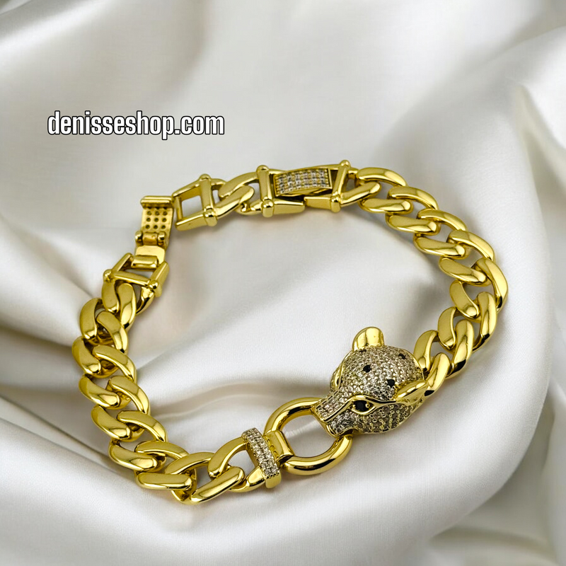 14K /WOMAN PUMA HEAD BRACELET BR571