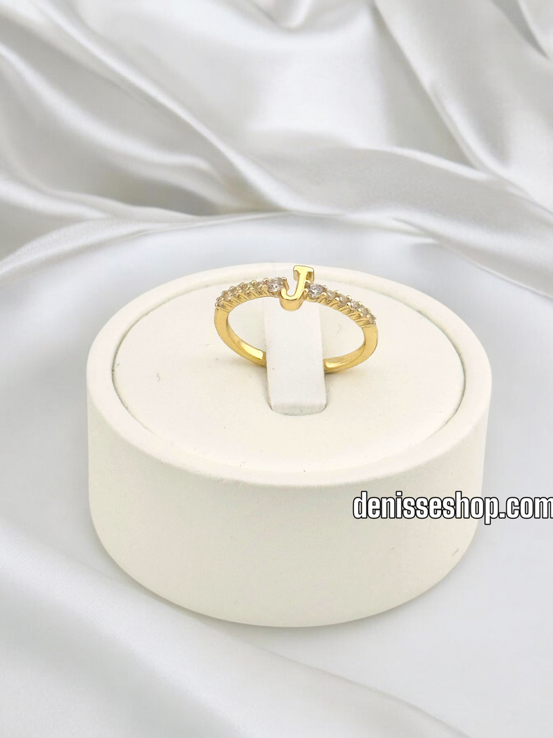 14K WOMEN  LETTER ( J ) RING RG315