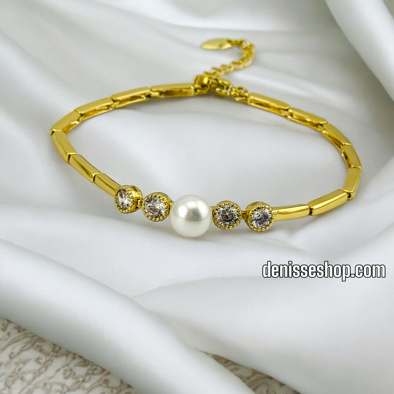 14K PEARL FASHION BRACELET BR475