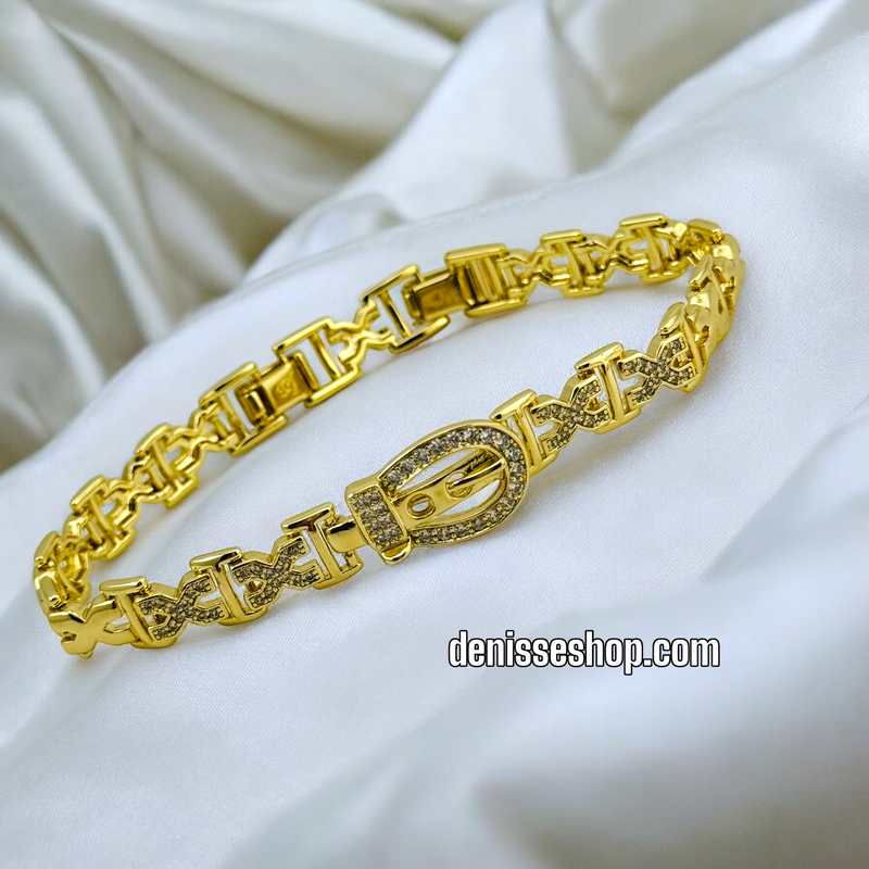 14K FASHION GOLD BRACELET BR449