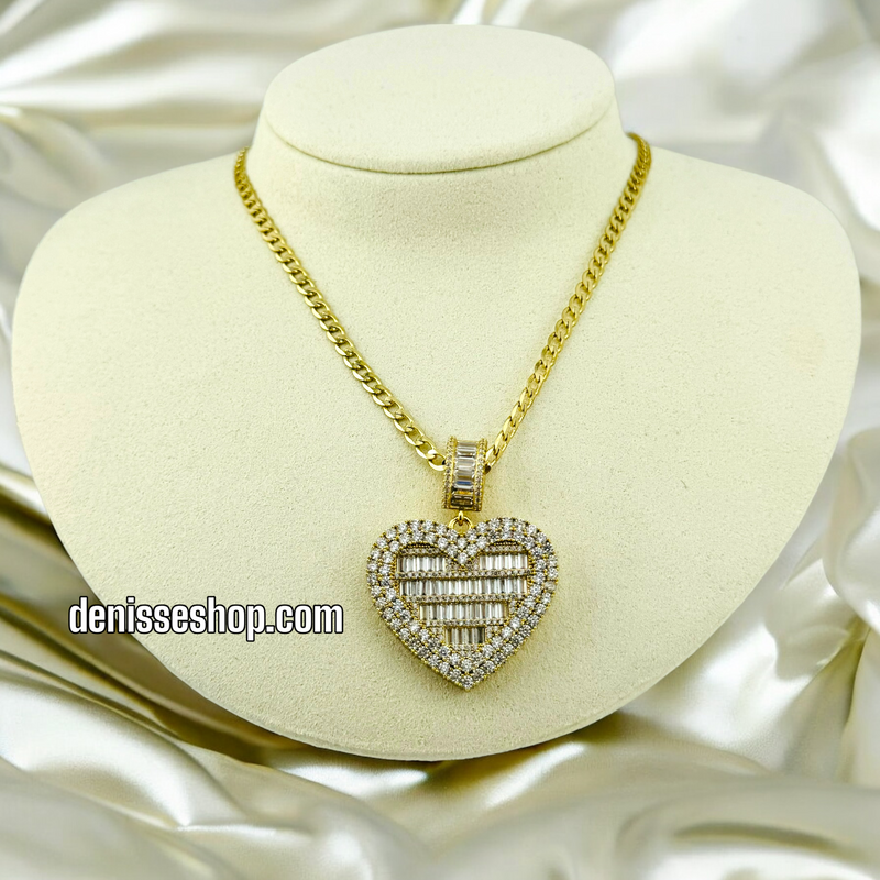 14K HEART NECKLACE 20&