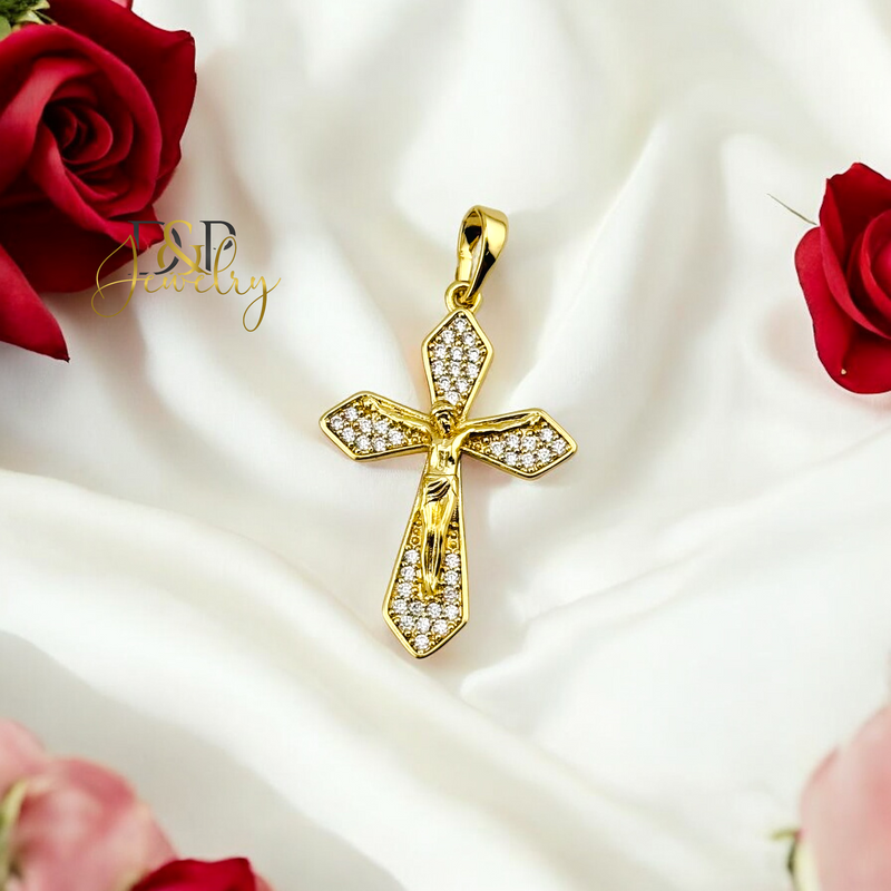 14K CROSS PENDANT P755