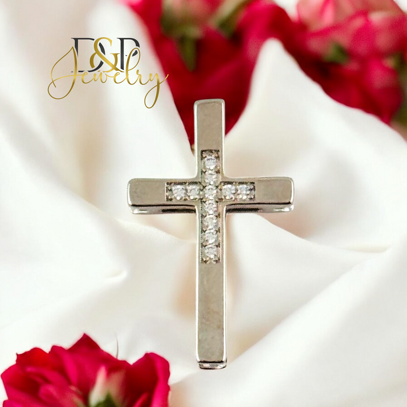 SILVER CROSS PENDANT P855