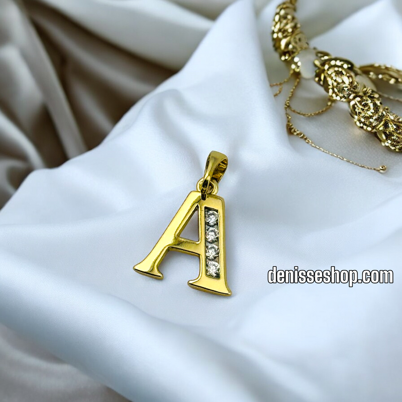 14K FASHION LETTERS PENDANT P505