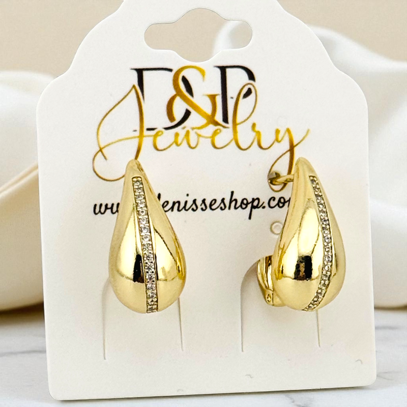 14K  DROP EARRING E926