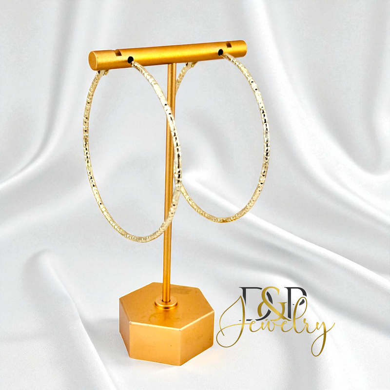 14K GOLD HOOP EARRING HP794