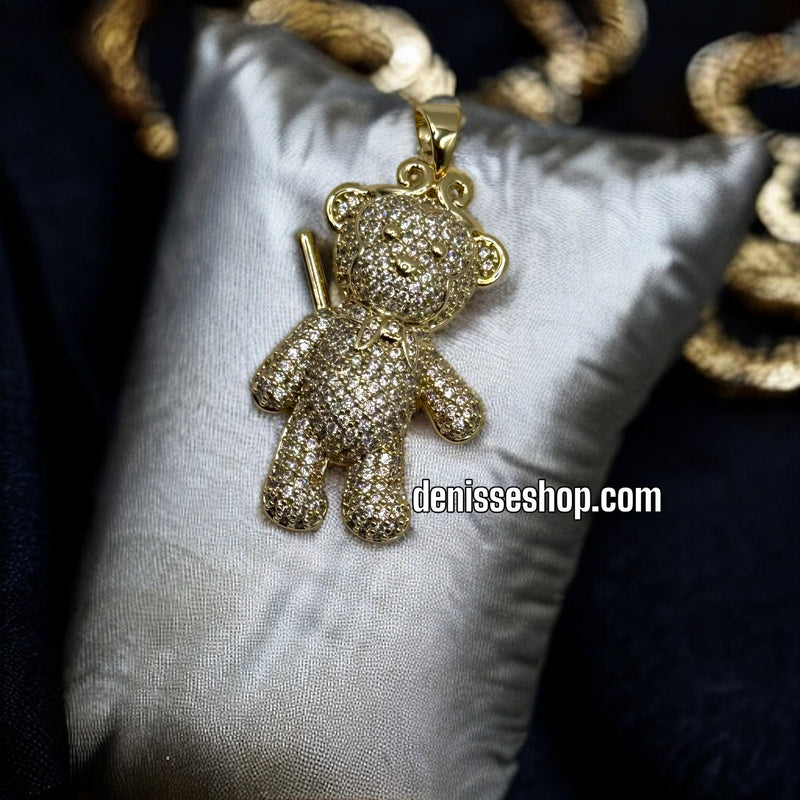 14K BEAR PENDANT P237 (CHAIN NOT INCLUDED)