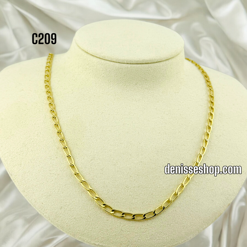 14K CURB CUBAN CHAIN 18&