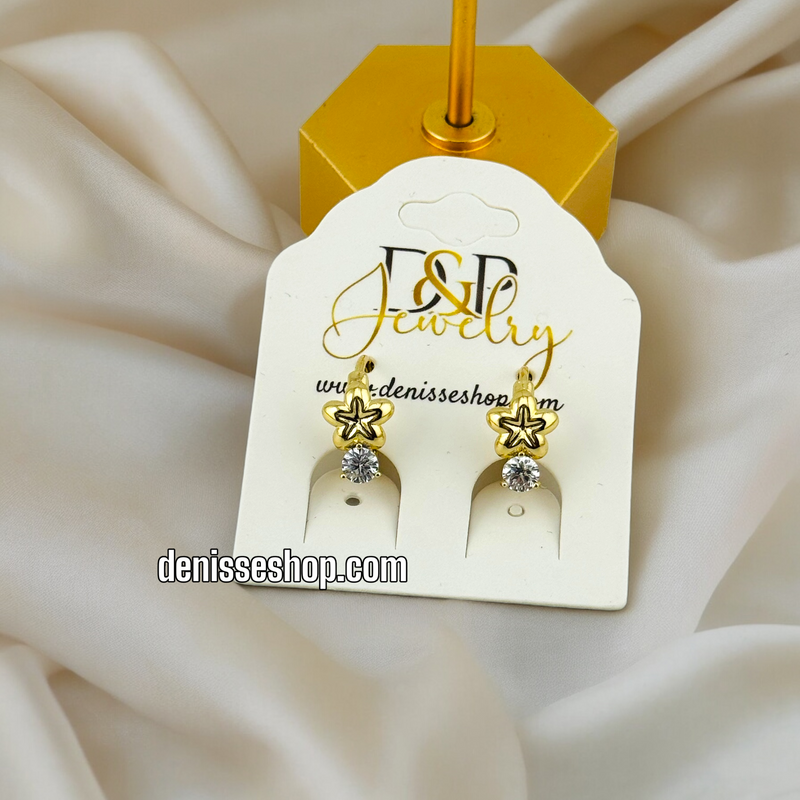 14K FLOWER EARRINGS E514