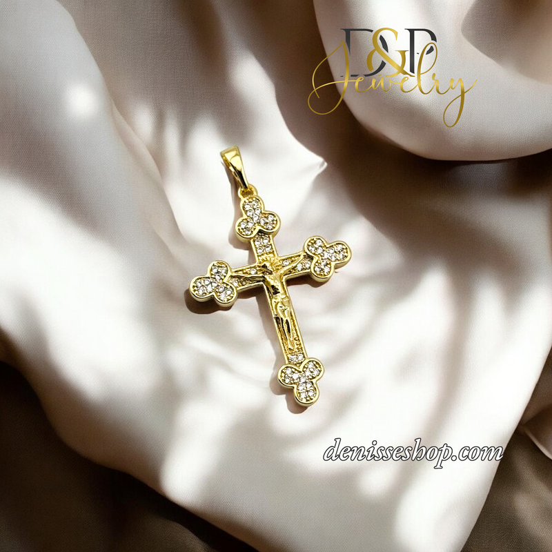 14K CROSS PENDANT P700