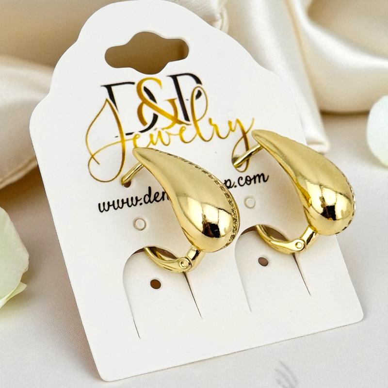 14K  DROP EARRING E926