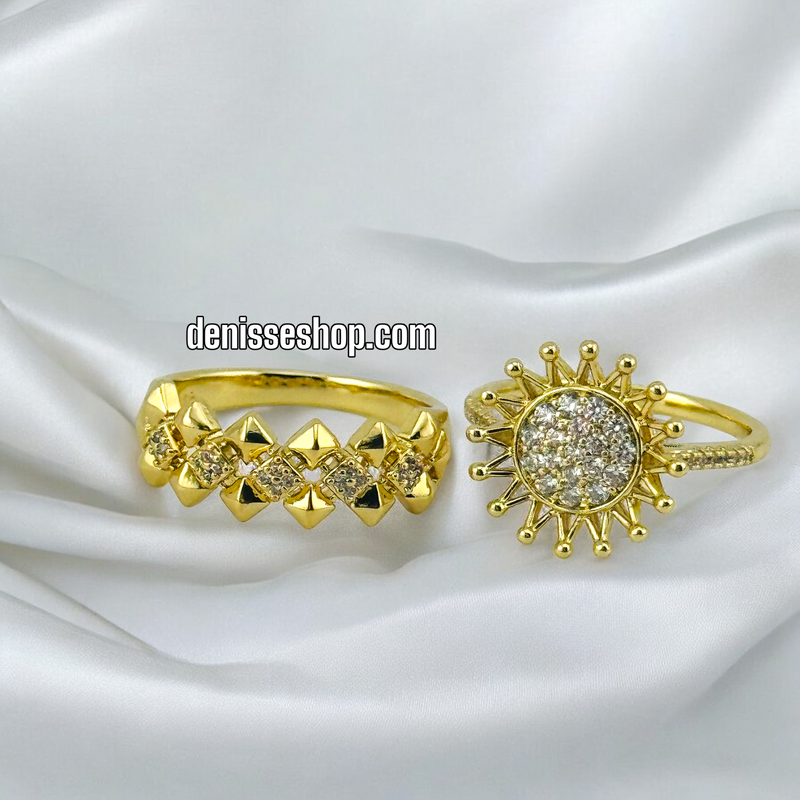 14K FASHION SUN  RING RG233