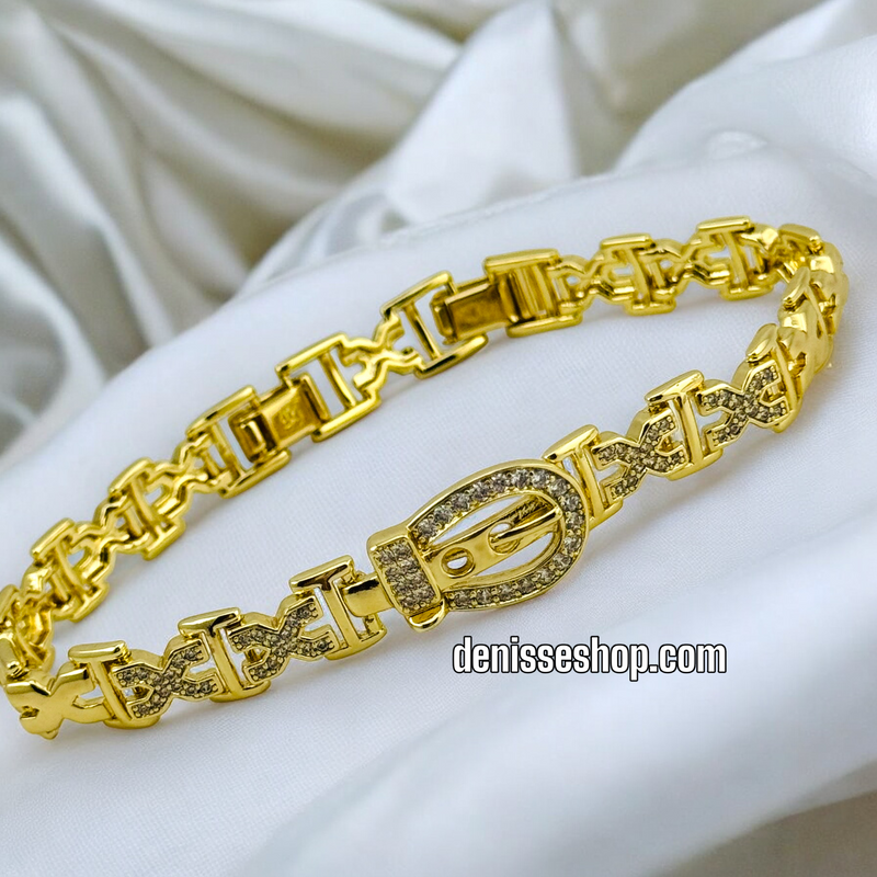 14K FASHION GOLD BRACELET BR449