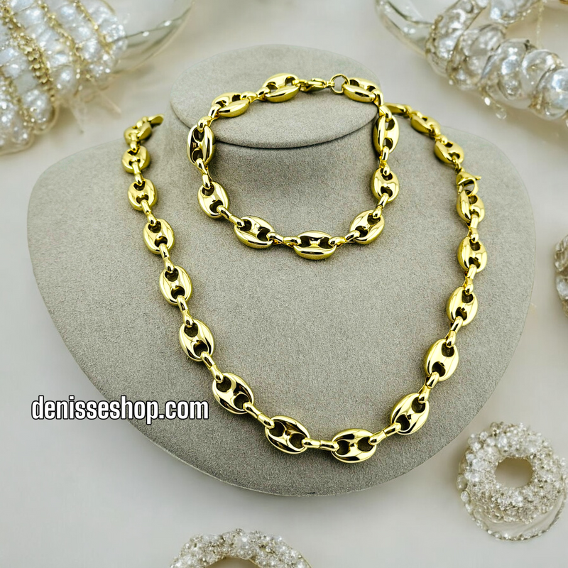 14K GCC POP FASHION NECKLACE SET N12