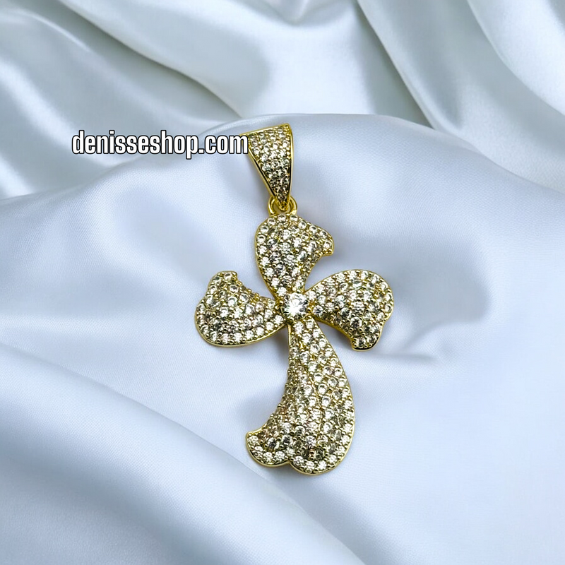 14K CROSS PENDANT P421