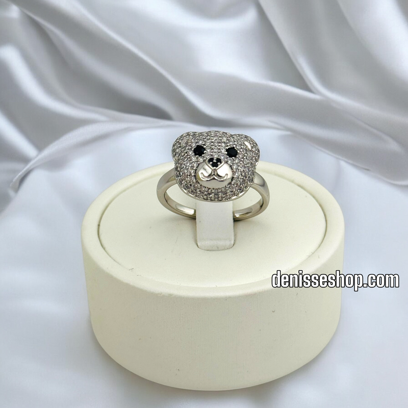 14K WOMEN/SILVER FASHION BEAR RING RG325