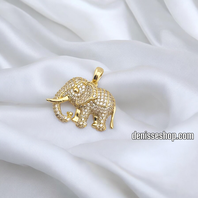 14K WOMEN MEDIUM SIZE ELEPHANT PENDANT P648
