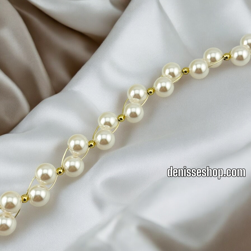 14K FASHION PEARL BRACELET BR497