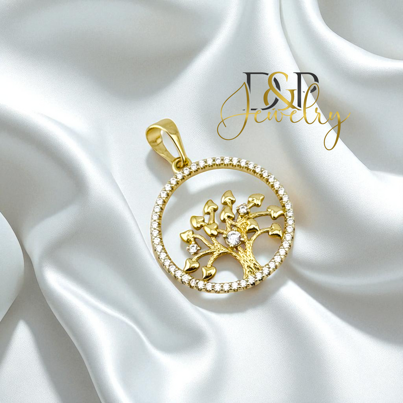 14K LIFE TREE PENDANT P877