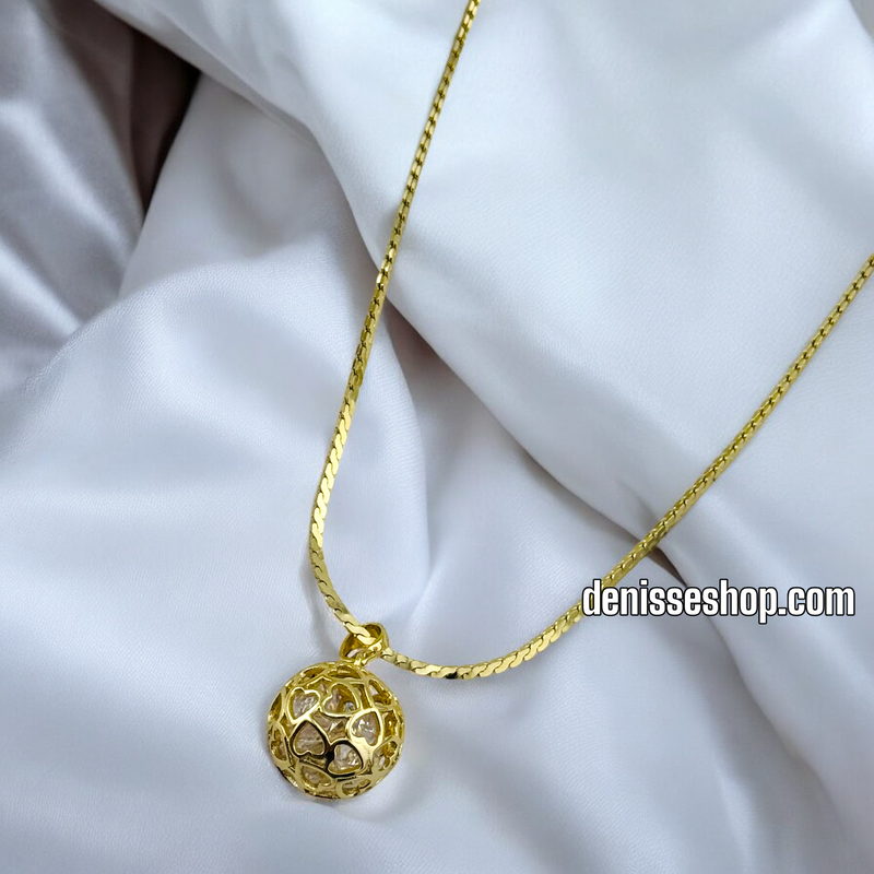 14K WOMEN/ SPHERE NECKLACE N141