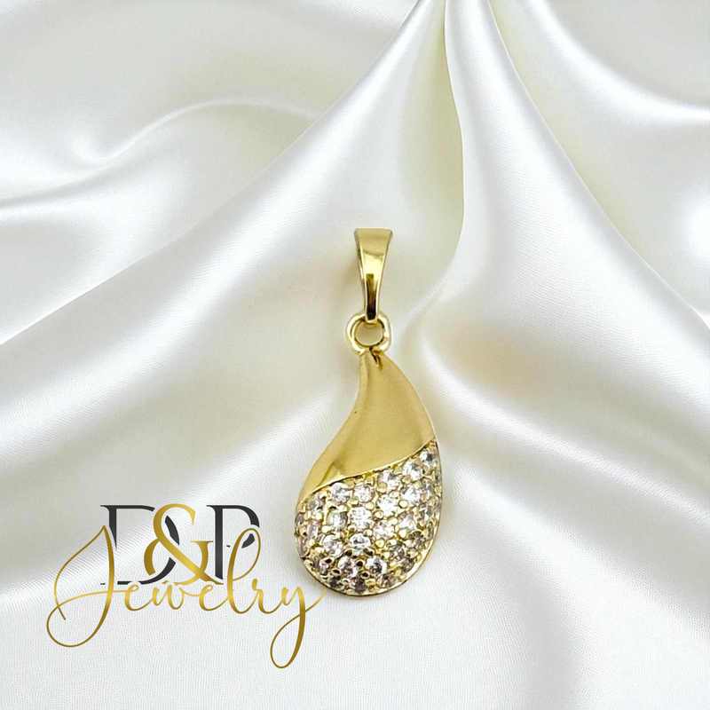 14K GOLD/DROP PENDANT P936