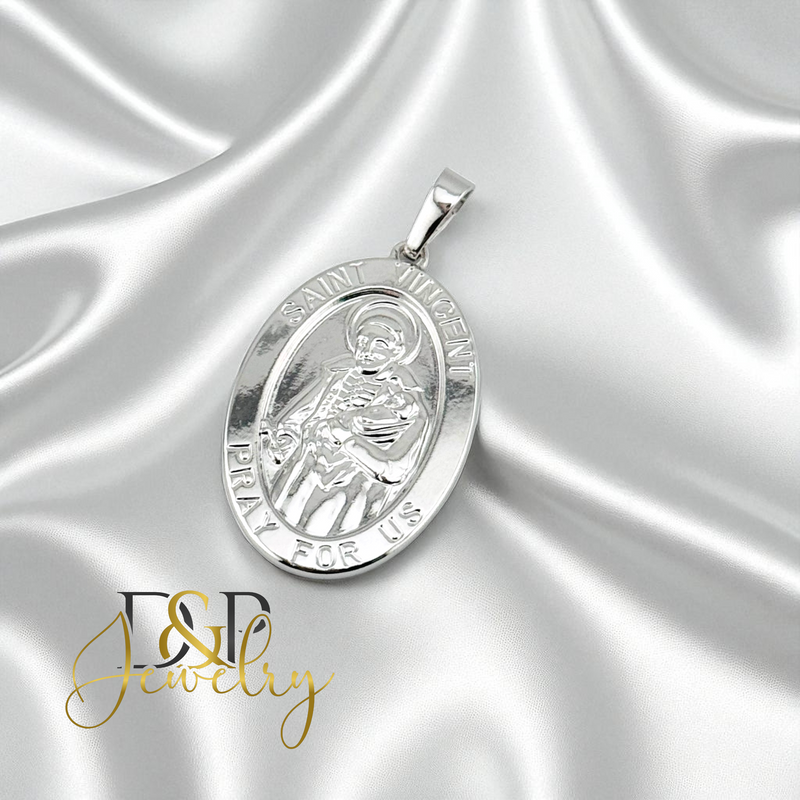 14K SILVER/SAINT VINCENT PENDANT P909