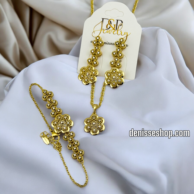 14K WOMAN/ NECKLACE SET N155