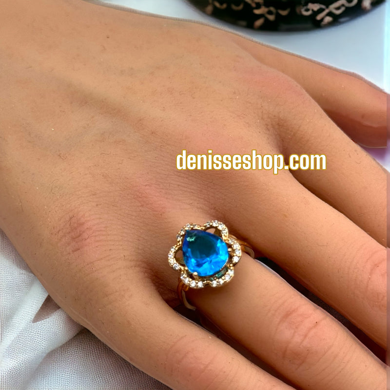 14k Blue Ring RG67