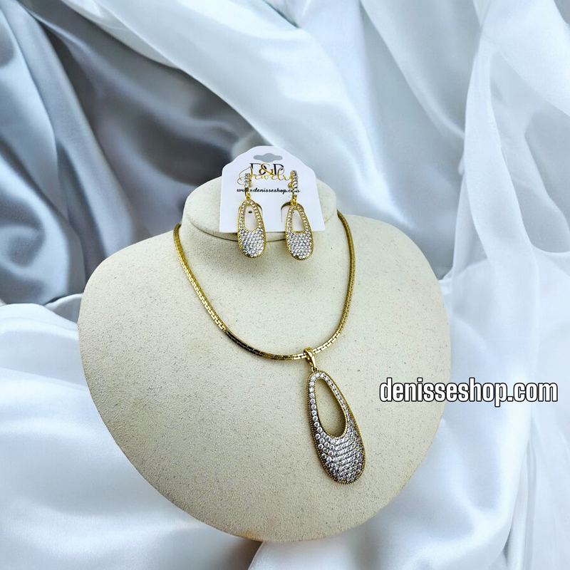 14K WOMAN/ BALLERINA NECKLACE SET N160