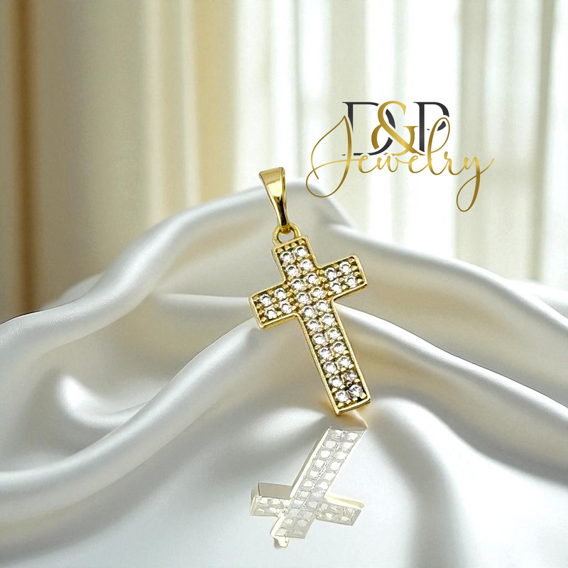 14K SMALL CRUCIFIX PENDANT P873