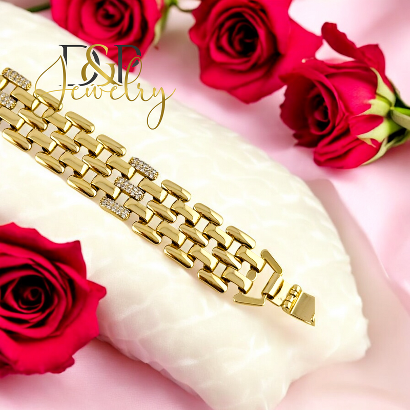 14K FASHION DESIGN MEN BRACELET 8&
