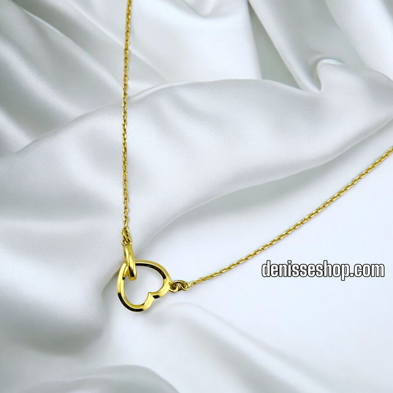 14K GOLD / TINY HEART NECKLACE  N61