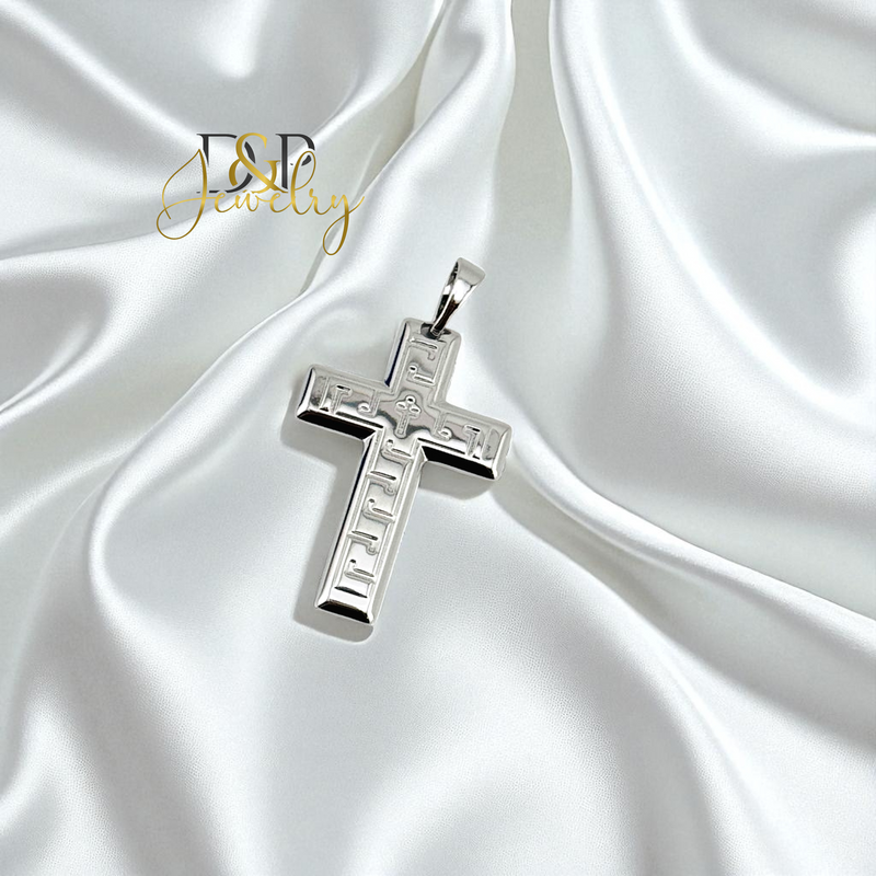 14K SILVER/CROSS PENDANT P914