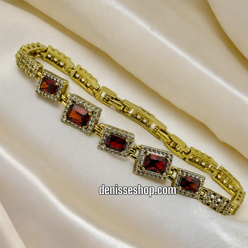 14K RED BRACELET BR350