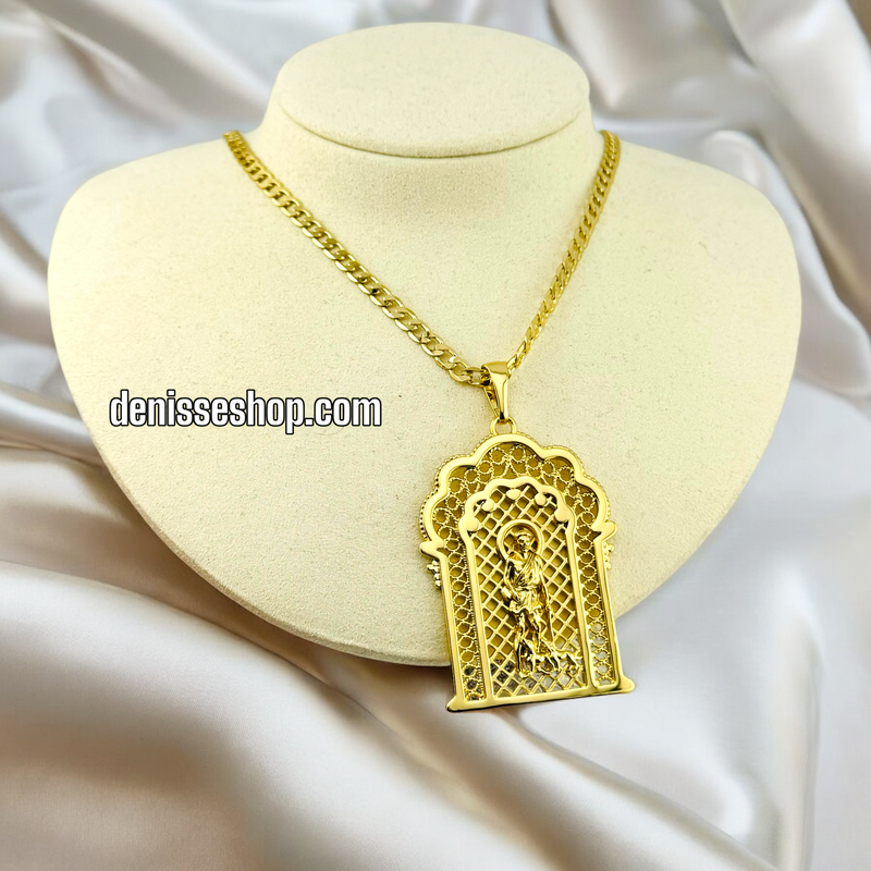 14K SAINT LAZARO MEN PENDANT P521