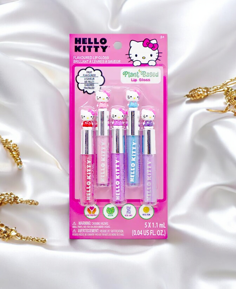 Hello Kitty 5pcs Lip Gloss Set