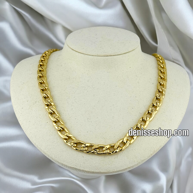 14K CUBAN DIAMOND MEN/WOMEN CHAIN 10MM 20” CH02