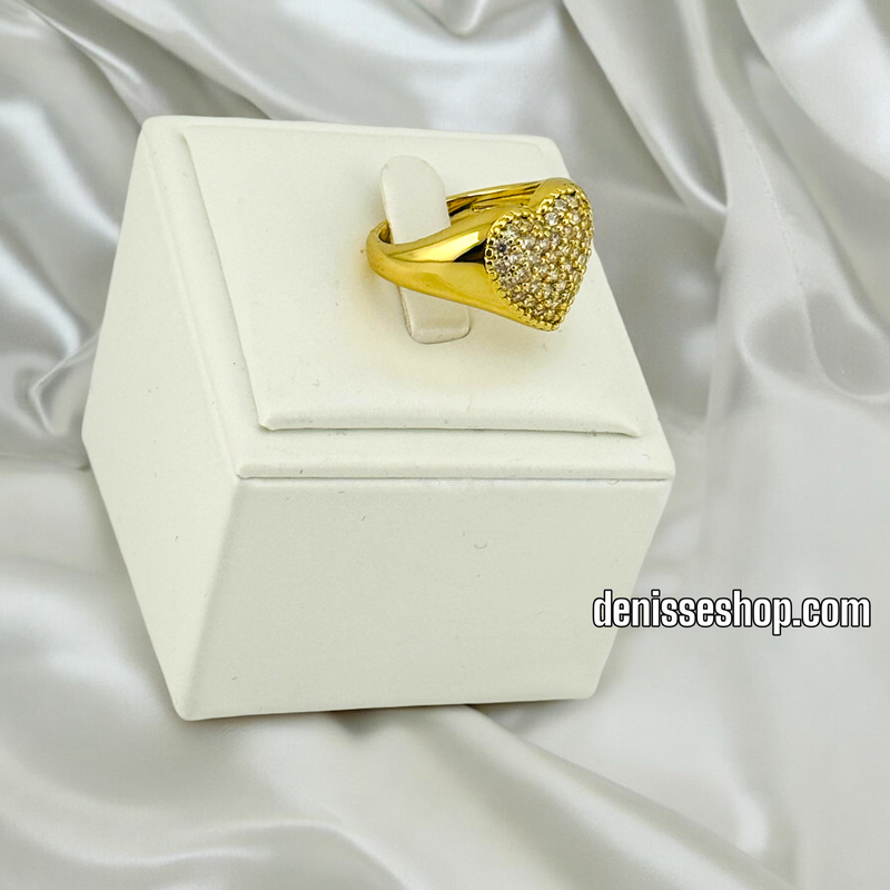 14K HEART RING RG237